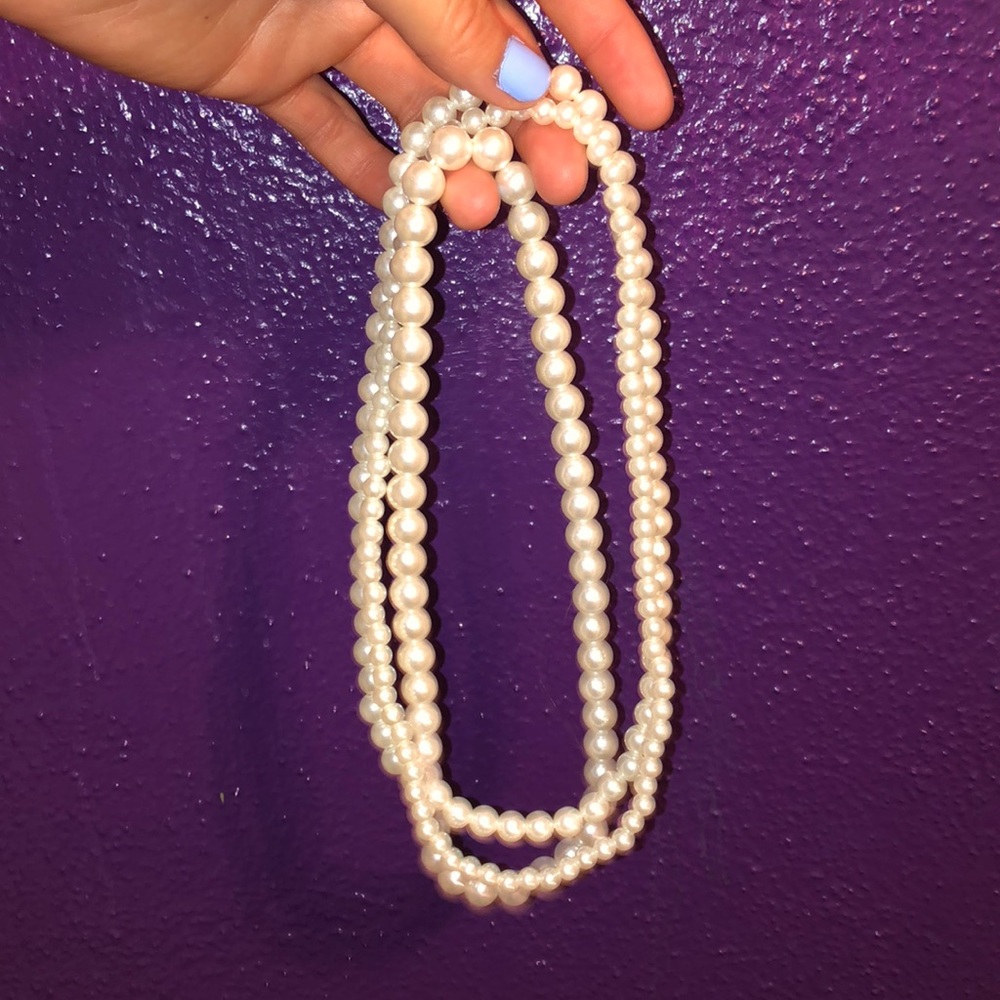 Pearl necklaces